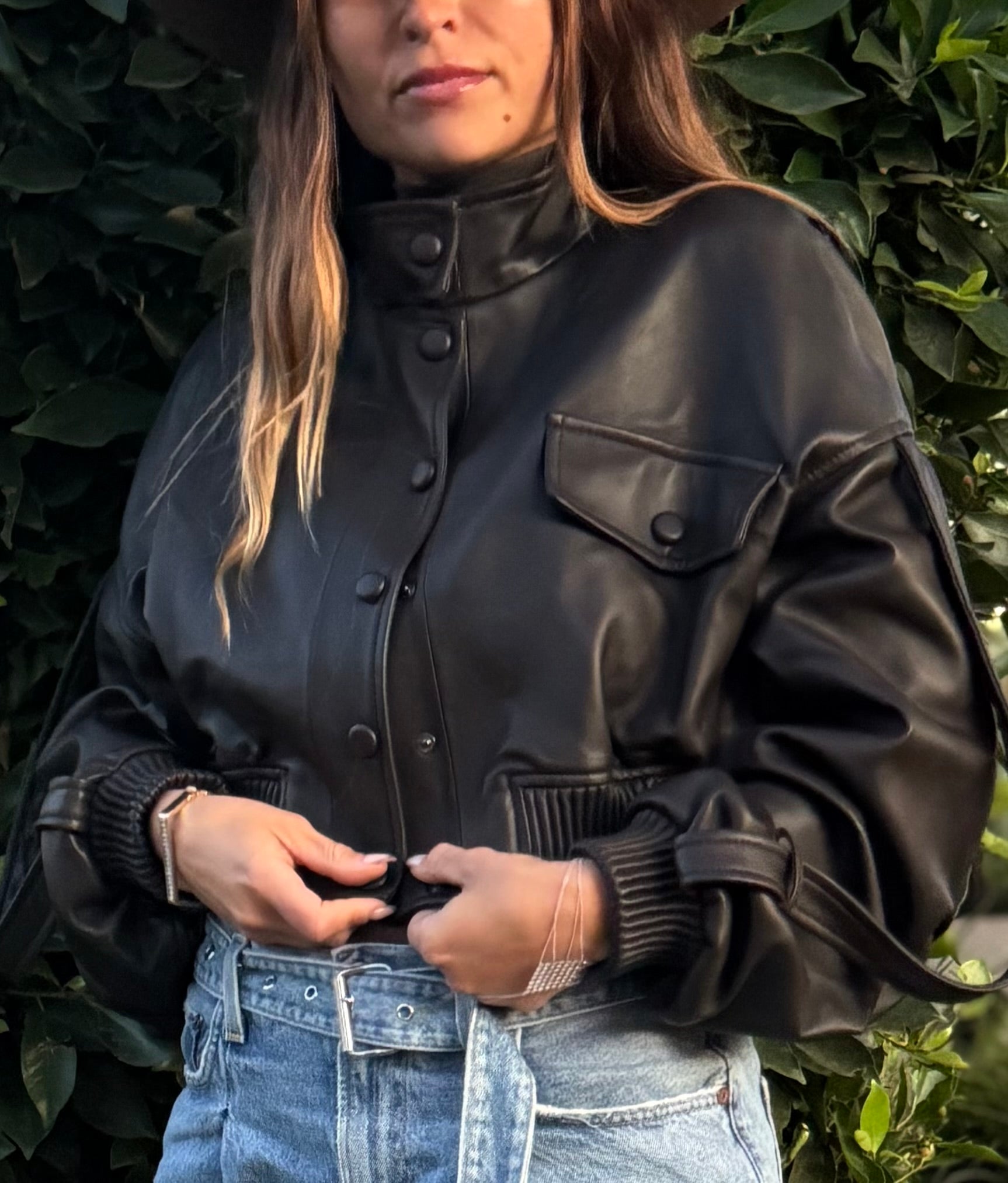 SISI MINI BOMBER | CHOCOLATE BROWN