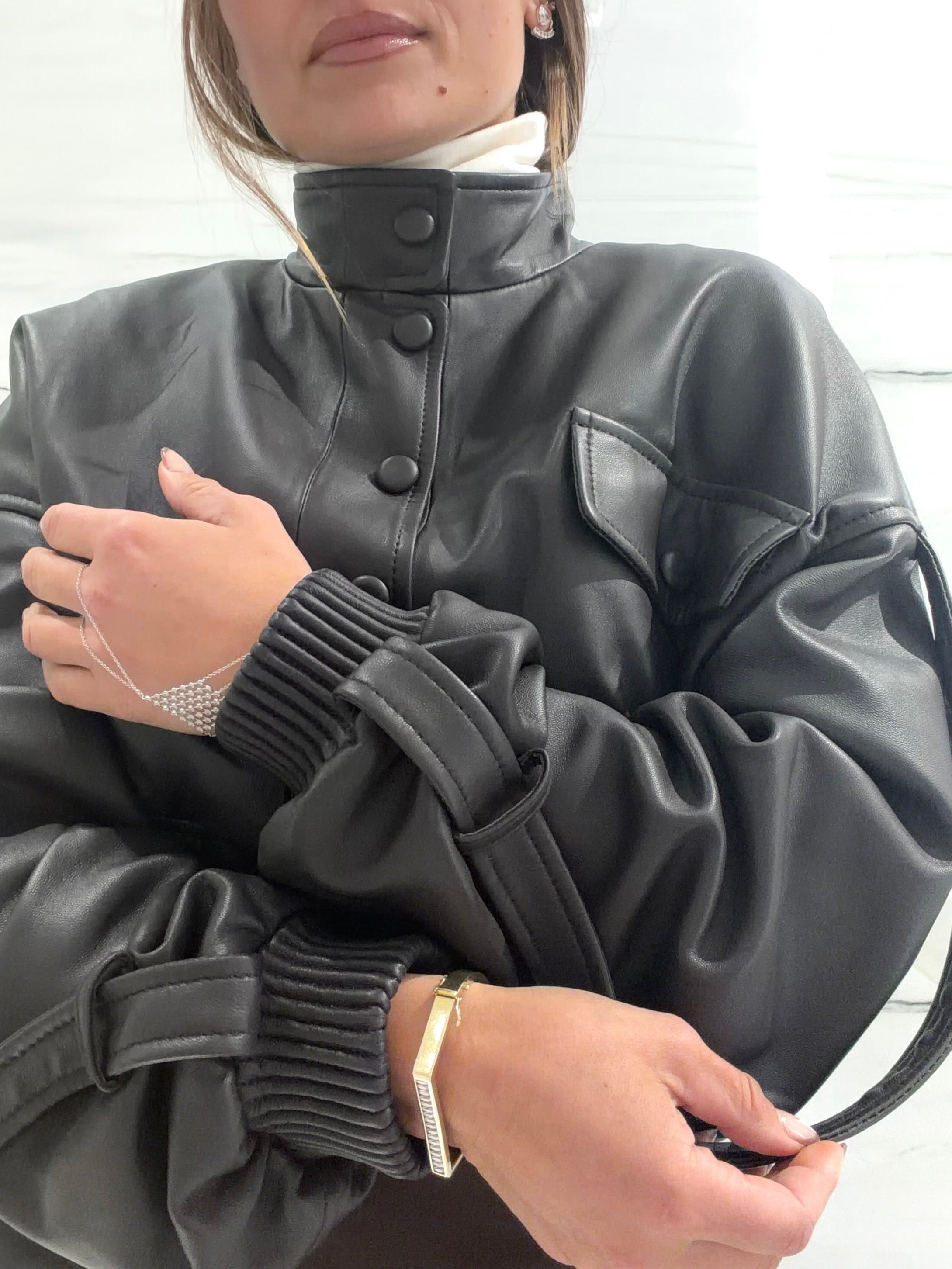 SISI MINI BOMBER | CHOCOLATE BROWN