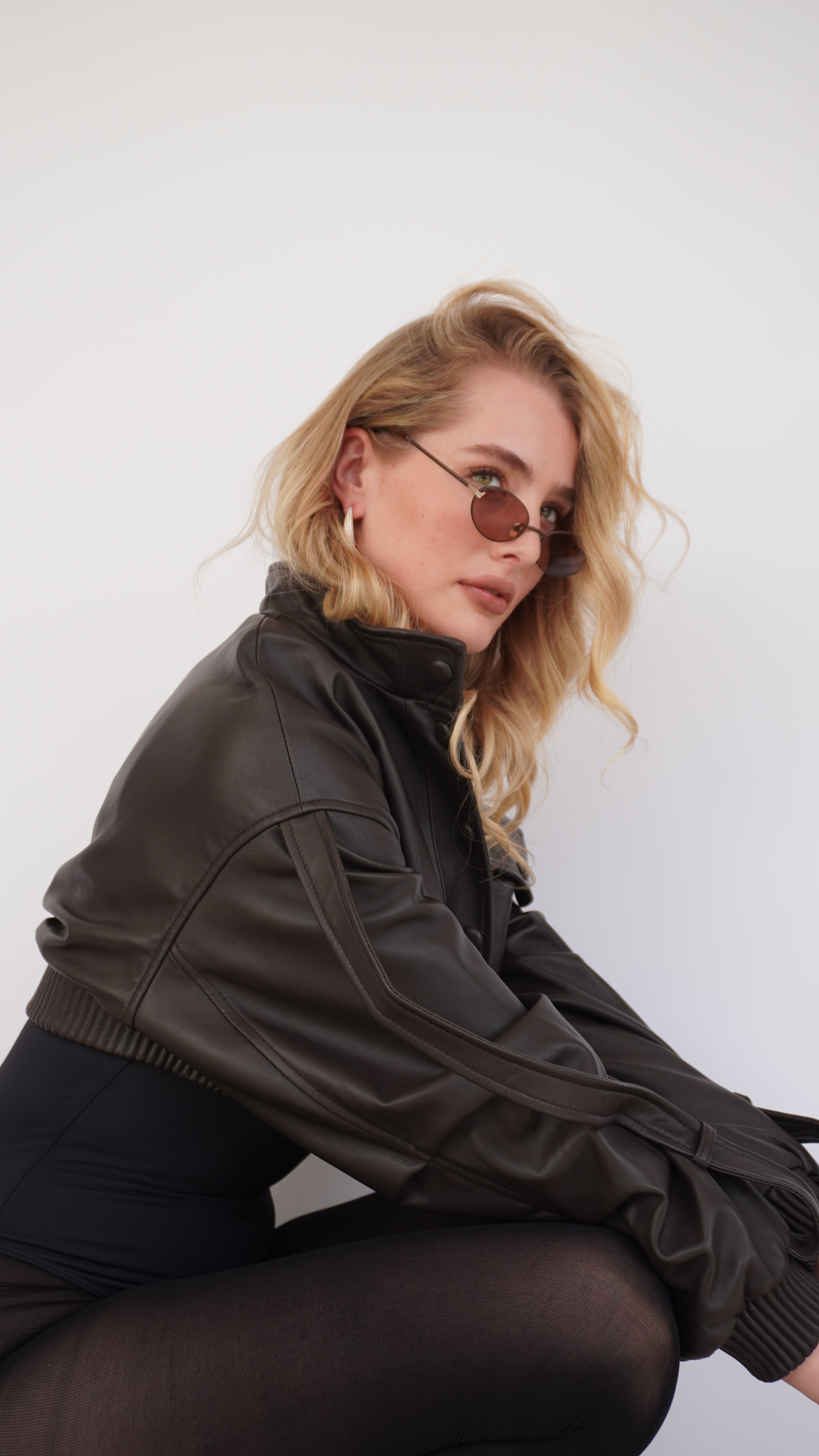 SISI MINI BOMBER | CHOCOLATE BROWN
