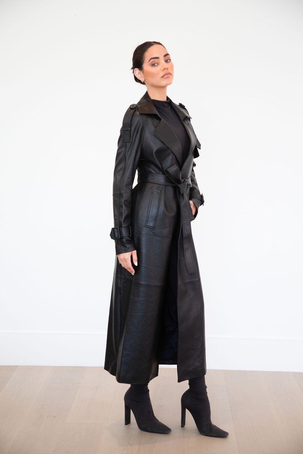 ashi 　IIROT Leather touch tech Coat ashi IIROT Leather touch tech Coat Touch&Torn Motorcycle